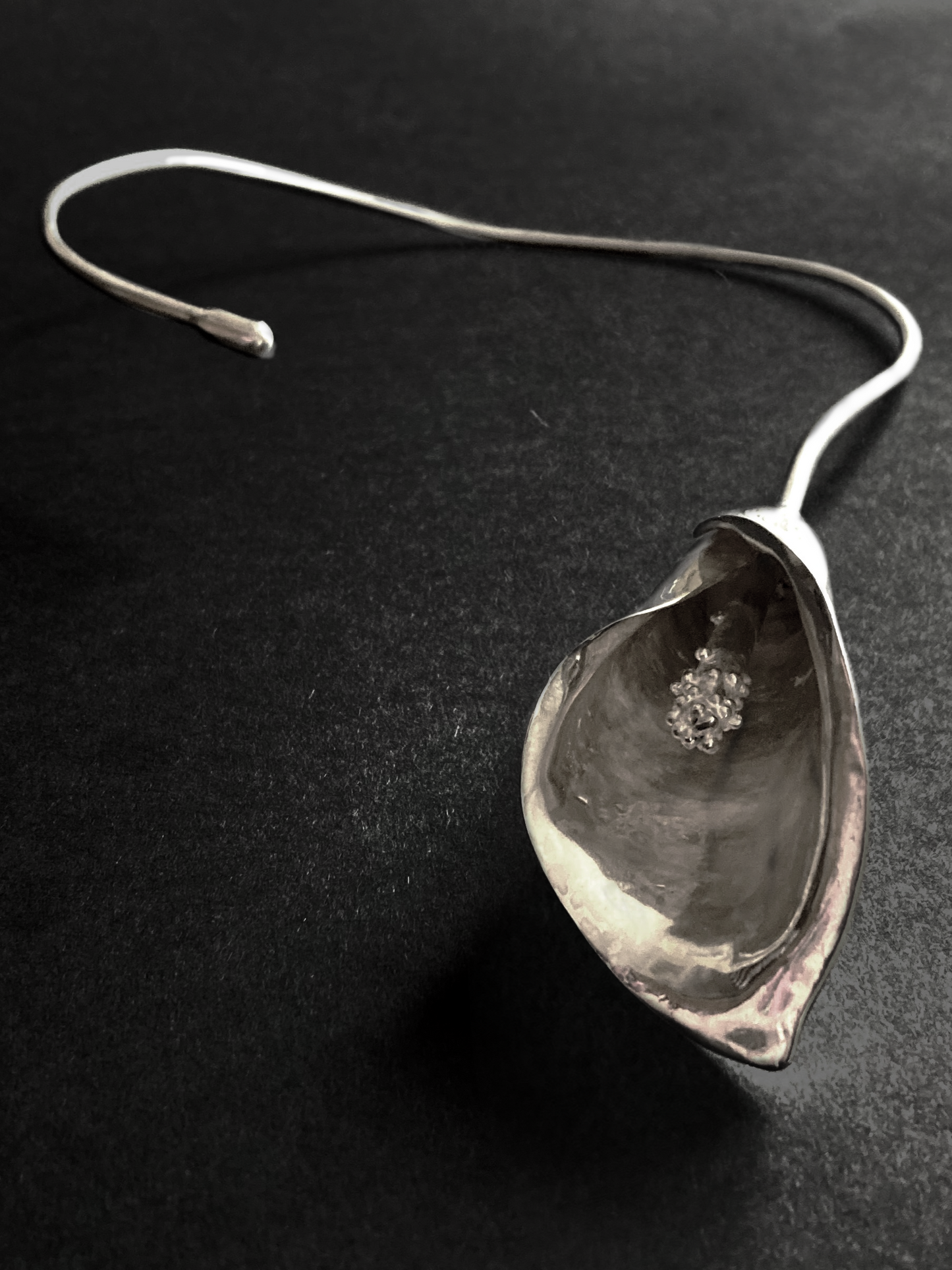 Cala Lily Torque Statement Botanical Necklace