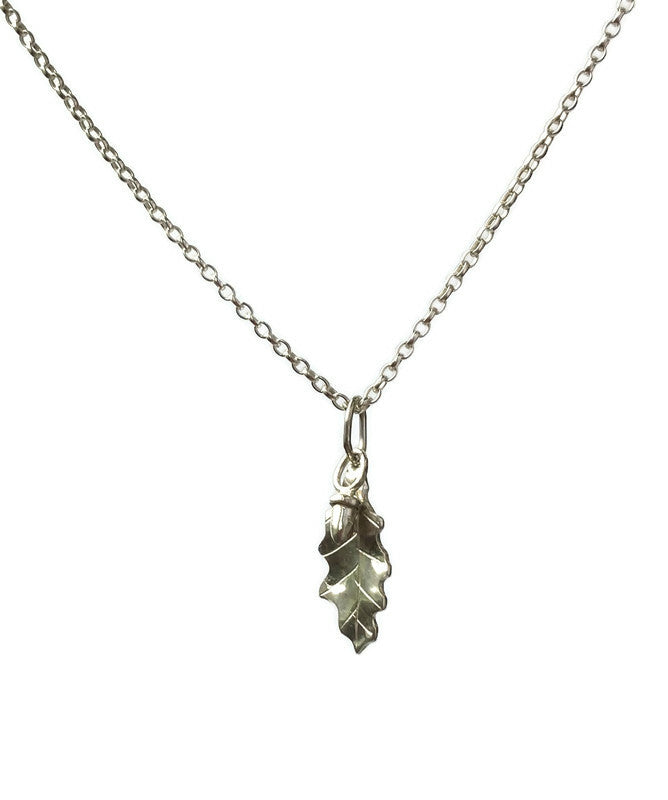 Small Oak and Acorn Pendant