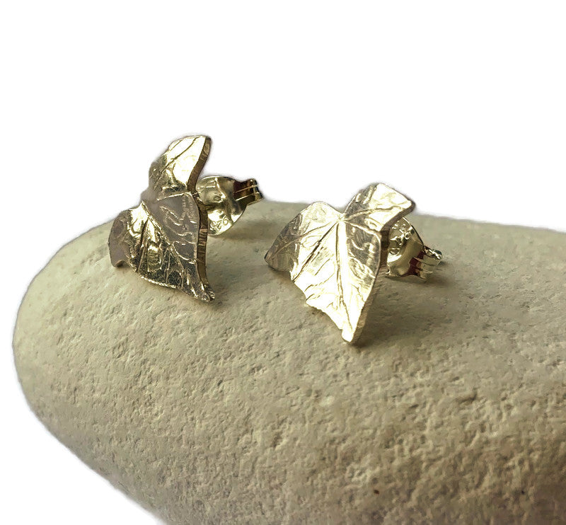 Ivy Leaf Woodland Stud Earrings