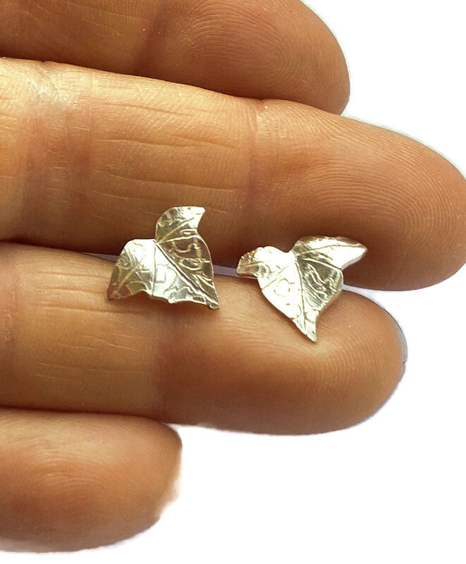 Ivy Leaf Woodland Stud Earrings