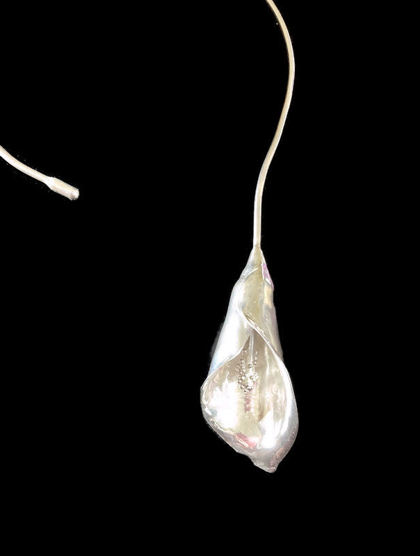 Cala Lily Torque Statement Botanical Necklace