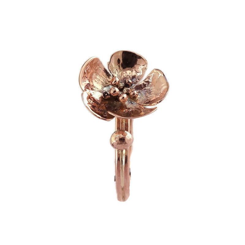 Rose gold Sakura Cherry blossom ring