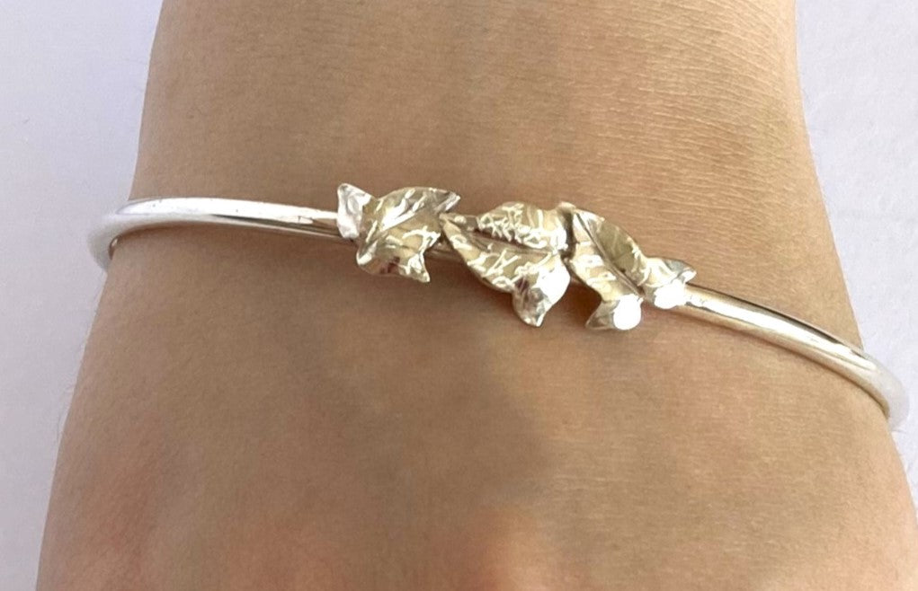 Trilogy Ivy Leaf Bangle
