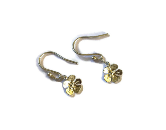 Always in Bloom - Speedwell Wildflower Drop Earrings