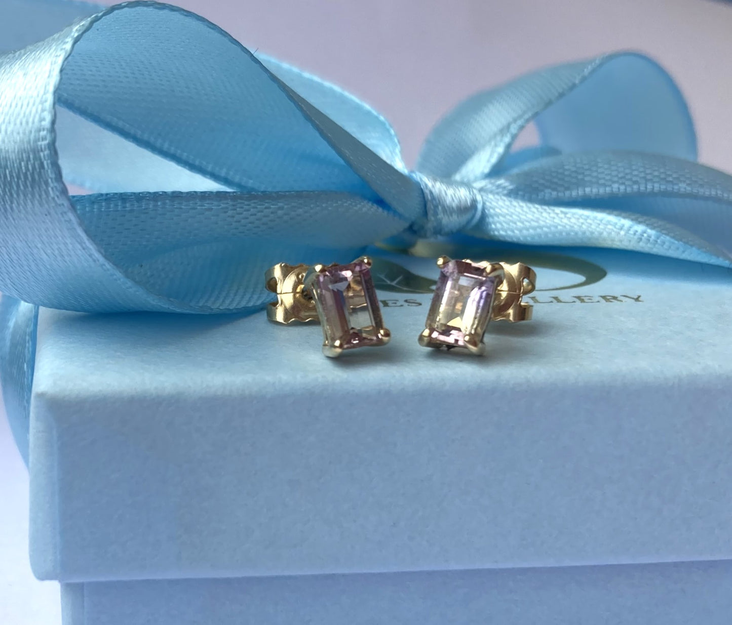 Ametrine Earrings set in gold