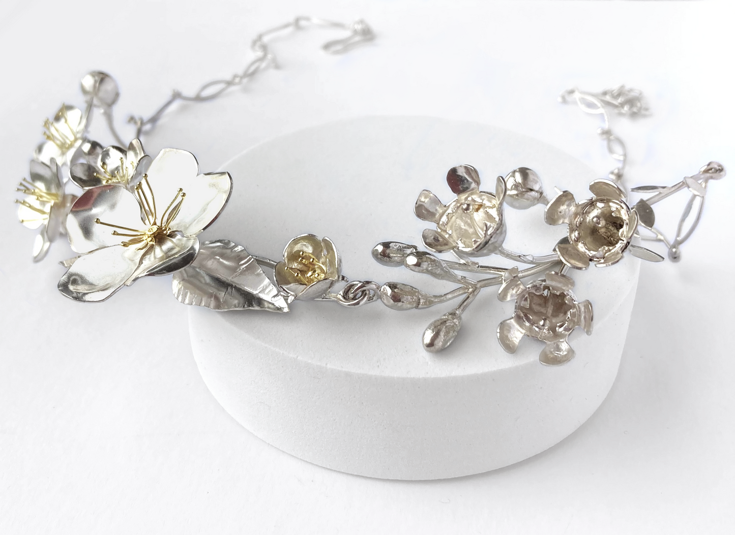 Apple Blossom Time, Statement Botanical Necklace - This piece will be  showing in 'Plantae 25'