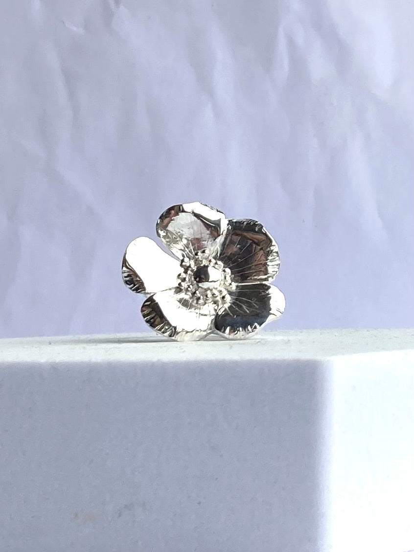 Chunky Statement Apple Blossom Cocktail Ring