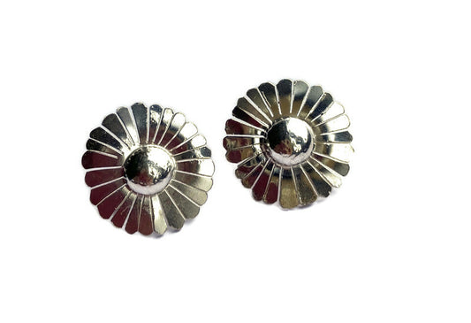 Large Daisy Earrings with Hidden Hook