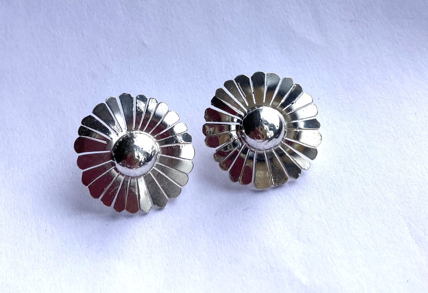 Large Daisy Earrings with Hidden Hook